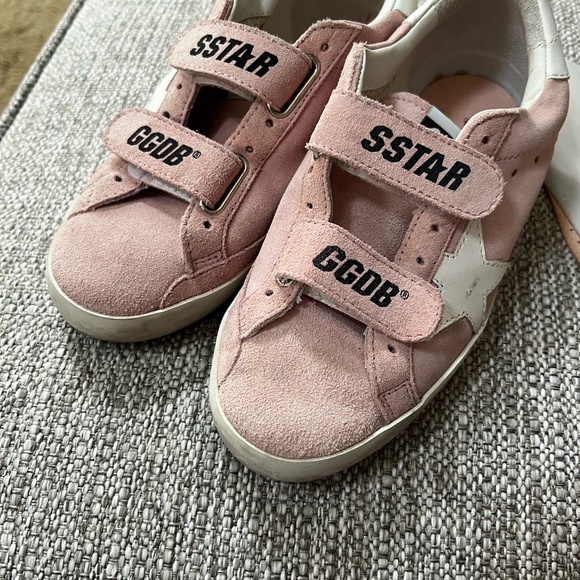 Golden goose kids size 34 pink suede! No added marks or stains! Like NEW! - Picture 1 of 9